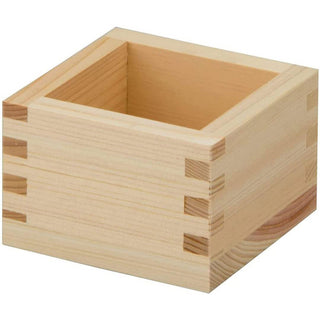 TIKUSAN Wooden Sake Cups Masu Made of Japanese Hinoki Wood