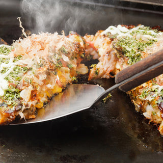 TIKUSAN Okonomiyaki Spatula Turner BBQ Stainless Spatula Wooden Handle Made in Japan