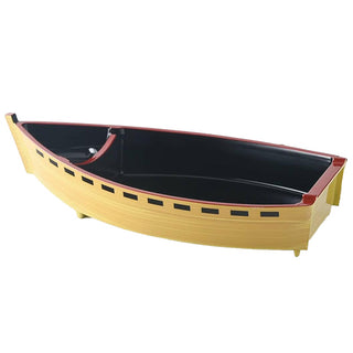 TIKUSAN Sashimi Serving Boat Plate, Sushi Tray 13inch Made in Japan