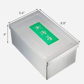 TIKUSAN Japanese Seaweed Container Sushi Nori Can Made in Japan Stainless Steel