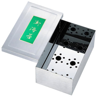 TIKUSAN Japanese Seaweed Container Sushi Nori Can Made in Japan Stainless Steel