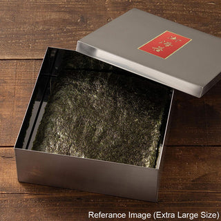 TIKUSAN Japanese Seaweed Container Sushi Nori Can Made in Japan Stainless Steel