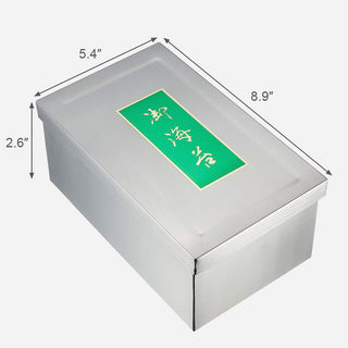 TIKUSAN Japanese Seaweed Container Sushi Nori Can Made in Japan Stainless Steel