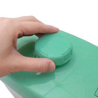 Instant Pickle Maker Vegetable Press Tsukemono Container Rectangle Made in Japan BPA Free (Green)
