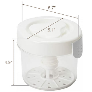 Instant Pickle Maker Vegetable Press Tsukemono Container Round Made in Japan BPA Free
