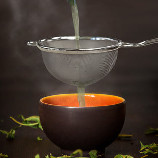 TIKUSAN Japanese Fine Mesh Tea Strainer with Handle Stainless Steel Small Sifter For Drinks, Cocktails, Coffee and Matcha, Made in Japan