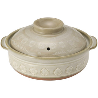 TIKUSAN Donabe Japanese Hot Pot Banko Ware Made in Japan
