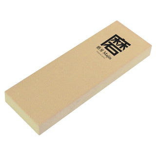 TIKUSAN SAMURAI Ceramic Whetstone Majin Made in Japan Japanese Knife Sharpening Stone with Base for Kitchen and Professional Use