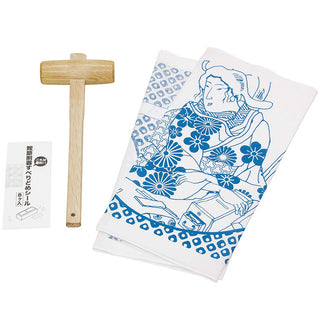 TIKUSAN 3 Piece Accessory Set for Bonito Shaver : Mallet, Hand Towel, Non-Slip Pads