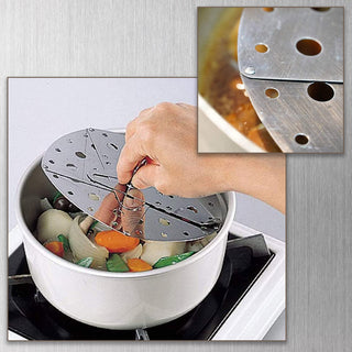 TIKUSAN Adjustable Cooking Drop Lid Otoshibuta Free Size