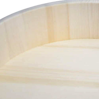 TIKUSAN Wooden Hangiri Sushi Oke Rice Mixing Tub Made of Momi Fir PP Band