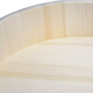 TIKUSAN Wooden Hangiri Sushi Oke Rice Mixing Tub Made of Momi Fir PP Band with Lid