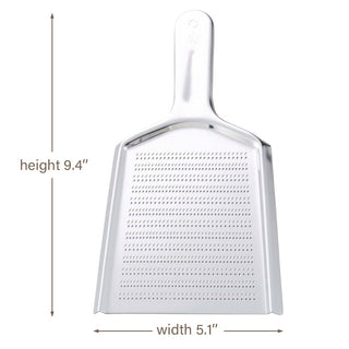 TIKUSAN Japanese Grater Oroshigane Slicer Stainless Steel Made in Japan for Radish, Garlic, Ginger, Fruits and Root Vegetables