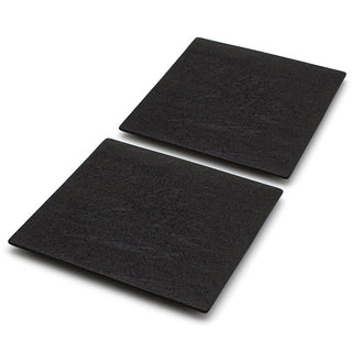 TIKUSAN Serving Platters, Sushi Plate Set of 2, Square Plates Made in Japan, Ceramic Plates for Dinner Party Restaurant for Appetizer, Meat, Dessert(Black)