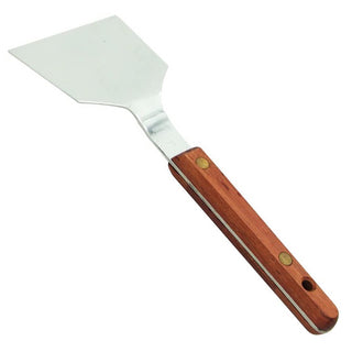 TIKUSAN Okonomiyaki Spatula Turner BBQ Stainless Spatula Wooden Handle Made in Japan