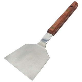 TIKUSAN Okonomiyaki Spatula Turner BBQ Stainless Spatula Wooden Handle Made in Japan