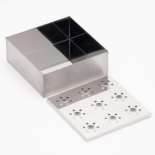 TIKUSAN Onigiri Mold Musubi Maker BPA Free Made in Japan Kansai Style (Small 5 Molds) + TIKUSAN Japanese Seaweed Container Sushi Nori Can Made in Japan Stainless Steel (Extra Large)