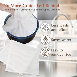 TIKUSAN Wooden Hangiri Sushi Rice Mixing Tub Copper Band Made in Japan Made of Sawara Cypress (10.6" (27cm)) + Japanese Rice Cooker Net Sushi Rice Net Mesh Polyester Napkin Reusable (L Size (40"x40"))