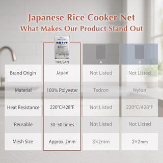 TIKUSAN Wooden Hangiri Sushi Rice Mixing Tub Copper Band Made in Japan Made of Sawara Cypress (10.6" (27cm)) + Japanese Rice Cooker Net Sushi Rice Net Mesh Polyester Napkin Reusable (L Size (40"x40"))