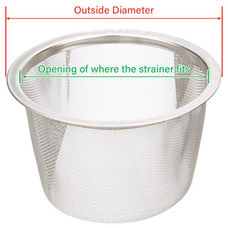 TIKUSAN Teapot Tea pot Replacement Mesh Strainer