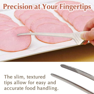 Todai 9.4-Inch Stainless Steel Non-Slip Yakiniku Japanese Style BBQ Tongs