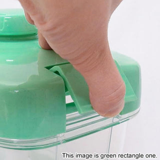 Instant Pickle Maker Vegetable Press Tsukemono Container Round Made in Japan BPA Free(Green)