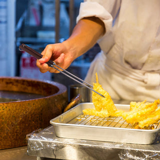 TIKUSAN Plating Chopsticks for Tempura Japanese Restaurant Chef's Traditional Garnishing Tweezers Made in Japan