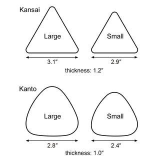 TIKUSAN Onigiri Mold Musubi Maker Japanese Rice Ball Press with Lid BPA Free Made in Japan Kanto Style