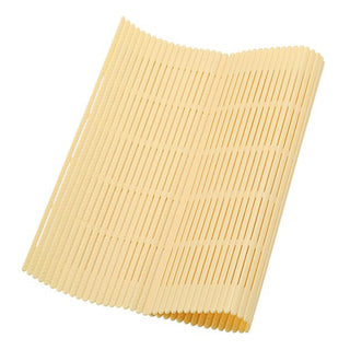 TIKUSAN Non Stick Sushi Rolling Mat with Double Embossed Surface Made in Japan Japanese Plastic Makisu for Sushi Maki California Rolls Tamagoyaki and Vegetable Draining