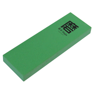 TIKUSAN SAMURAI Ceramic Whetstone Majin Made in Japan Japanese Knife Sharpening Stone with Base for Kitchen and Professional Use