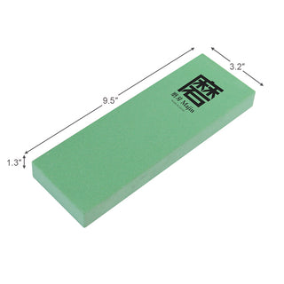 TIKUSAN SAMURAI Ceramic Whetstone Majin Made in Japan Japanese Knife Sharpening Stone with Base for Kitchen and Professional Use
