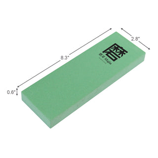 TIKUSAN SAMURAI Ceramic Whetstone Majin Made in Japan Japanese Knife Sharpening Stone with Base for Kitchen and Professional Use
