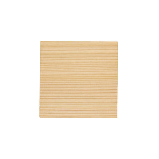 TIKUSAN Disposable Cedar Wooden Sheet for Food Presentation and Plating Kaiseki Made in Japan (100, Square)
