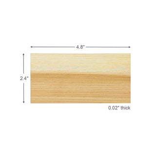 TIKUSAN Disposable Cedar Wooden Sheet for Food Presentation and Plating Kaiseki Made in Japan (200, Rectangular)