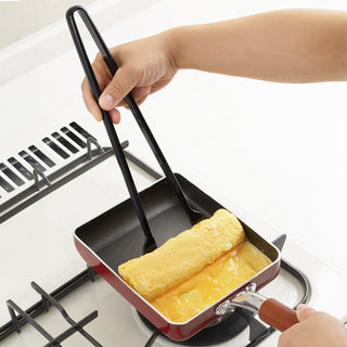 Japanese Tamagoyaki Tongs Egg Turner Nylon Cooking Utensil Nonstick Safe Heat Resistant Made in Japan