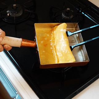 Japanese Tamagoyaki Tongs Egg Turner Nylon Cooking Utensil Nonstick Safe Heat Resistant Made in Japan