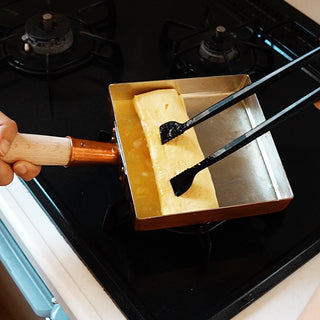 Japanese Tamagoyaki Tongs Egg Turner Nylon Cooking Utensil Nonstick Safe Heat Resistant Made in Japan