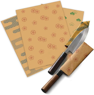 Japanese Patterned VCI Anti Rust Paper for Knives A4 Size Rust Preventive Wrapping Sheet Made in Japan
