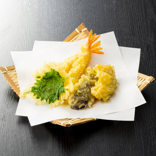 TIKUSAN Japanese Tempura Paper, Oil Absorbing Cooking Paper 100 Sheets