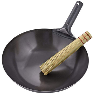 TIKUSAN Bamboo Wok Brush with Copper Coil