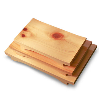 TIKUSAN Sushi Hinoki Serving Geta Plate Platter Board